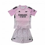 Camiseta Arsenal Portero Nino 25-26 Rosa