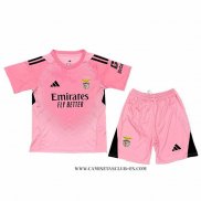 Camiseta Benfica Portero Nino 25-26 Rosa