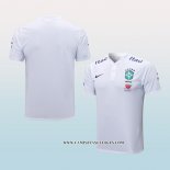 Camiseta Polo del Brasil 22-23 Blanco