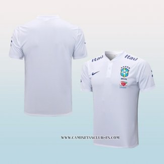 Camiseta Polo del Brasil 22-23 Blanco