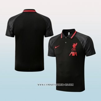 Camiseta Polo del Liverpool 22-23 Negro