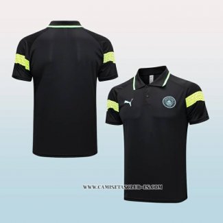 Camiseta Polo del Manchester City 23-24 Negro