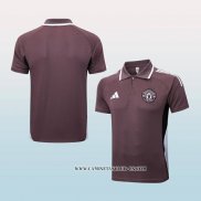 Camiseta Polo del Manchester United 25-26 Marron