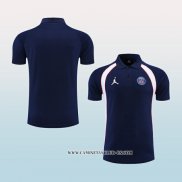 Camiseta Polo del Paris Saint-Germain Jordan 22-23 Azul Marino