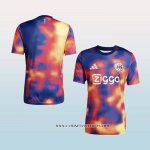 Camiseta Pre Partido del Ajax 25-26 Azul Naranja