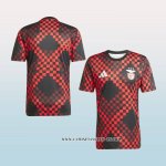 Camiseta Pre Partido del Benfica 25-26 Negro Rojo
