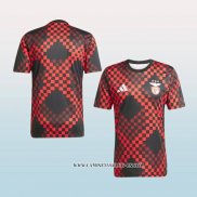 Camiseta Pre Partido del Benfica 25-26 Negro Rojo