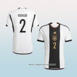 Camiseta Primera Alemania Jugador Rudiger 2022