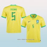 Camiseta Primera Brasil Jugador Casemiro 2022