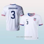 Camiseta Primera Estados Unidos Jugador Zimmerman 2024