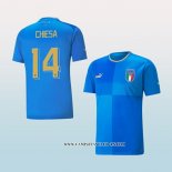 Camiseta Primera Italia Jugador Chiesa 2022