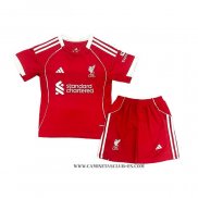 Camiseta Primera Liverpool Nino 25-26