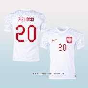 Camiseta Primera Polonia Jugador Zielinski 2022