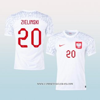 Camiseta Primera Polonia Jugador Zielinski 2022