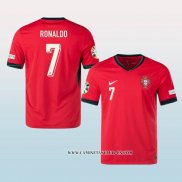 Camiseta Primera Portugal Jugador Ronaldo 2024