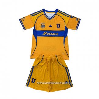 Camiseta Primera Tigres UANL Nino 25-26