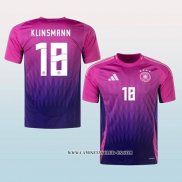 Camiseta Segunda Alemania Jugador Klinsmann 2024