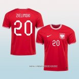 Camiseta Segunda Polonia Jugador Zielinski 2022