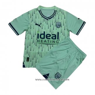 Camiseta Segunda West Bromwich Albion Nino 23-24