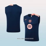 Camiseta de Entrenamiento Barcelona 25-26 Sin Mangas Azul Rosa