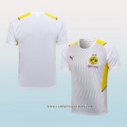 Camiseta de Entrenamiento Borussia Dortmund 21-22 Blanco