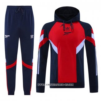 Chandal con Capucha del Arsenal 2024 Rojo