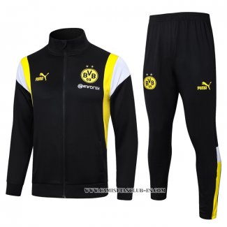 Chandal de Chaqueta del Borussia Dortmund 23-24 Negro