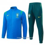 Chandal de Chaqueta del Brasil Nino 26-27 Azul