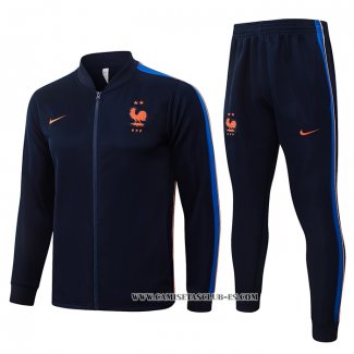 Chandal de Chaqueta del Francia Nino 26-27 Azul