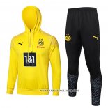 Chandal de Sudadera del Borussia Dortmund 23-24 Amarillo y Negro