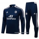 Chandal de Sudadera del Feyenoord 21-22 Azul