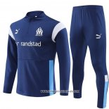 Chandal de Sudadera del Olympique Marsella 23-24 Azul