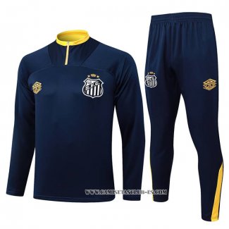 Chandal de Sudadera del Santos 25-26 Azul