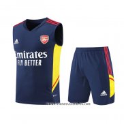 Chandal del Arsenal 22-23 Sin Mangas Azul Oscuro