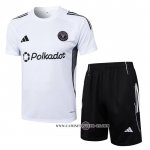 Chandal del Inter Miami 25-26 Manga Corta Blanco - Pantalon Corto