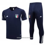 Chandal del Italia 23-24 Manga Corta Azul