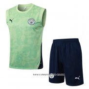 Chandal del Manchester City 25-26 Sin Mangas Verde