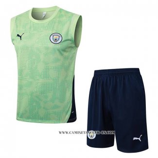 Chandal del Manchester City 25-26 Sin Mangas Verde