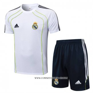 Chandal del Real Madrid 25-26 Manga Corta Blanco - Pantalon Corto