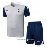 Chandal del Tottenham Hotspur 25-26 Manga Corta Gris - Pantalon Corto
