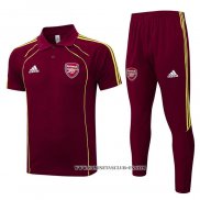 Conjunto Polo del Arsenal 25-26 Rojo