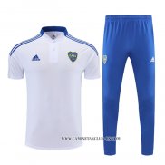 Conjunto Polo del Boca Juniors 22-23 Blanco