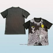 Tailandia Camiseta Brasil Jesus 25-26 Negro Gris