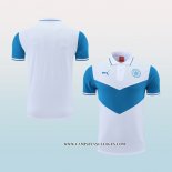 Camiseta Polo del Manchester City 22-23 Azul y Blanco