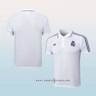 Camiseta Polo del Real Madrid 25-26 Blanco Purpura