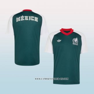 Camiseta Pre Partido del Mexico 2026 Verde Blanco