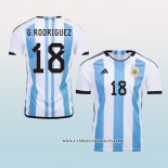 Camiseta Primera Argentina Jugador G.Rodriguez 2022