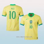 Camiseta Primera Brasil Jugador Pele 2024