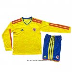 Camiseta Primera Colombia Nino 2026 Manga Larga