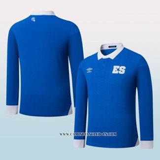 Camiseta Primera El Salvador 2025 Manga Larga